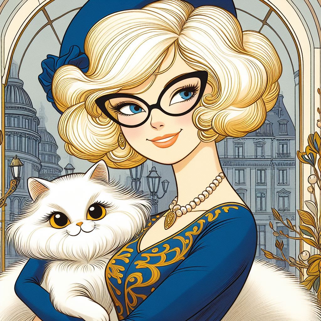 Art Nouveau Belle et Marie 💙