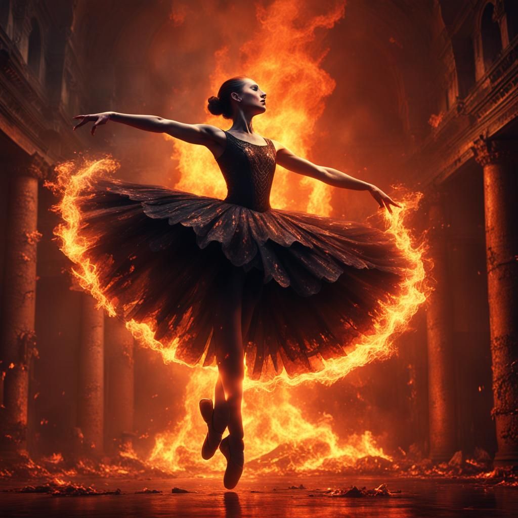 Fire dance  by @A_Ignorance