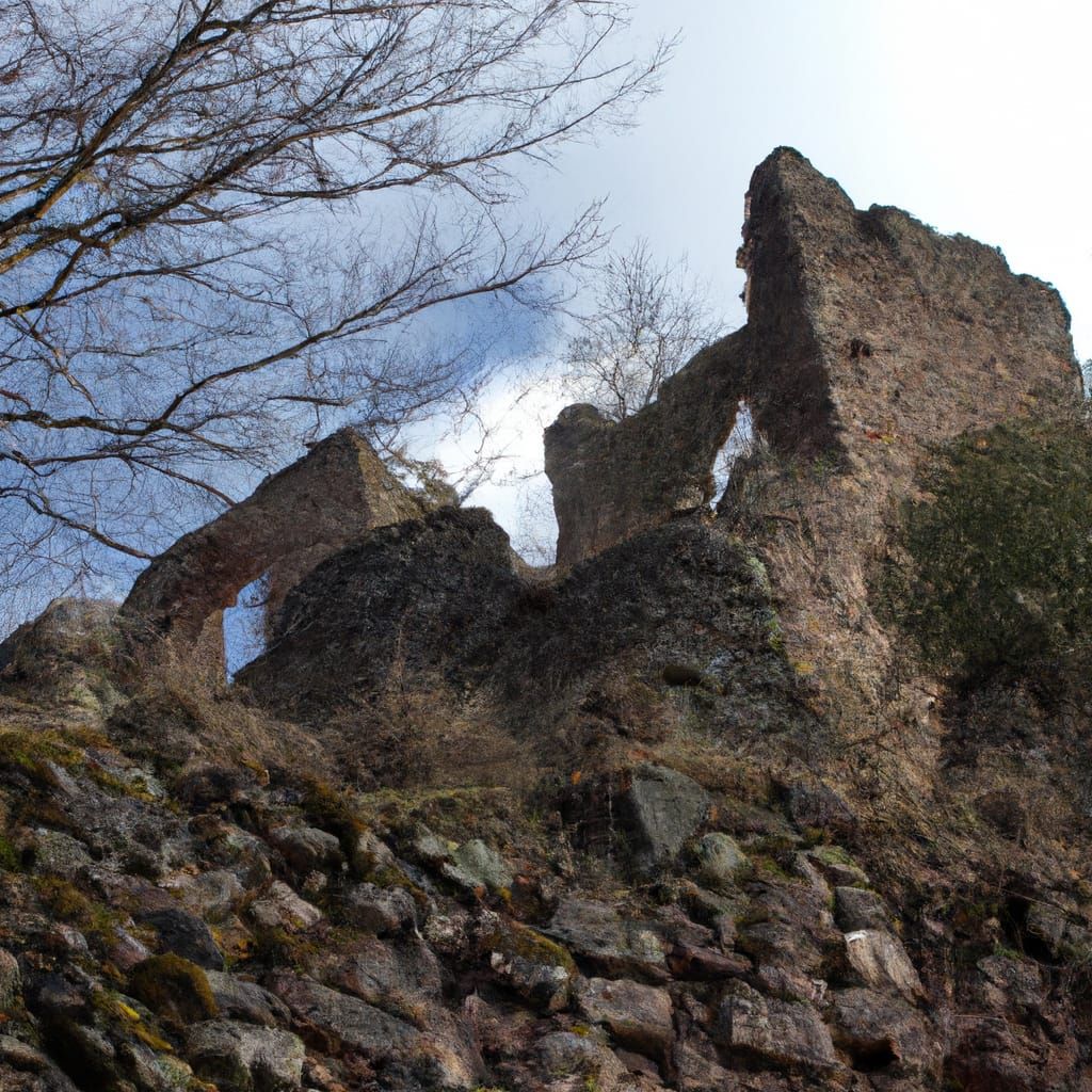 Ruins of a medieval castle