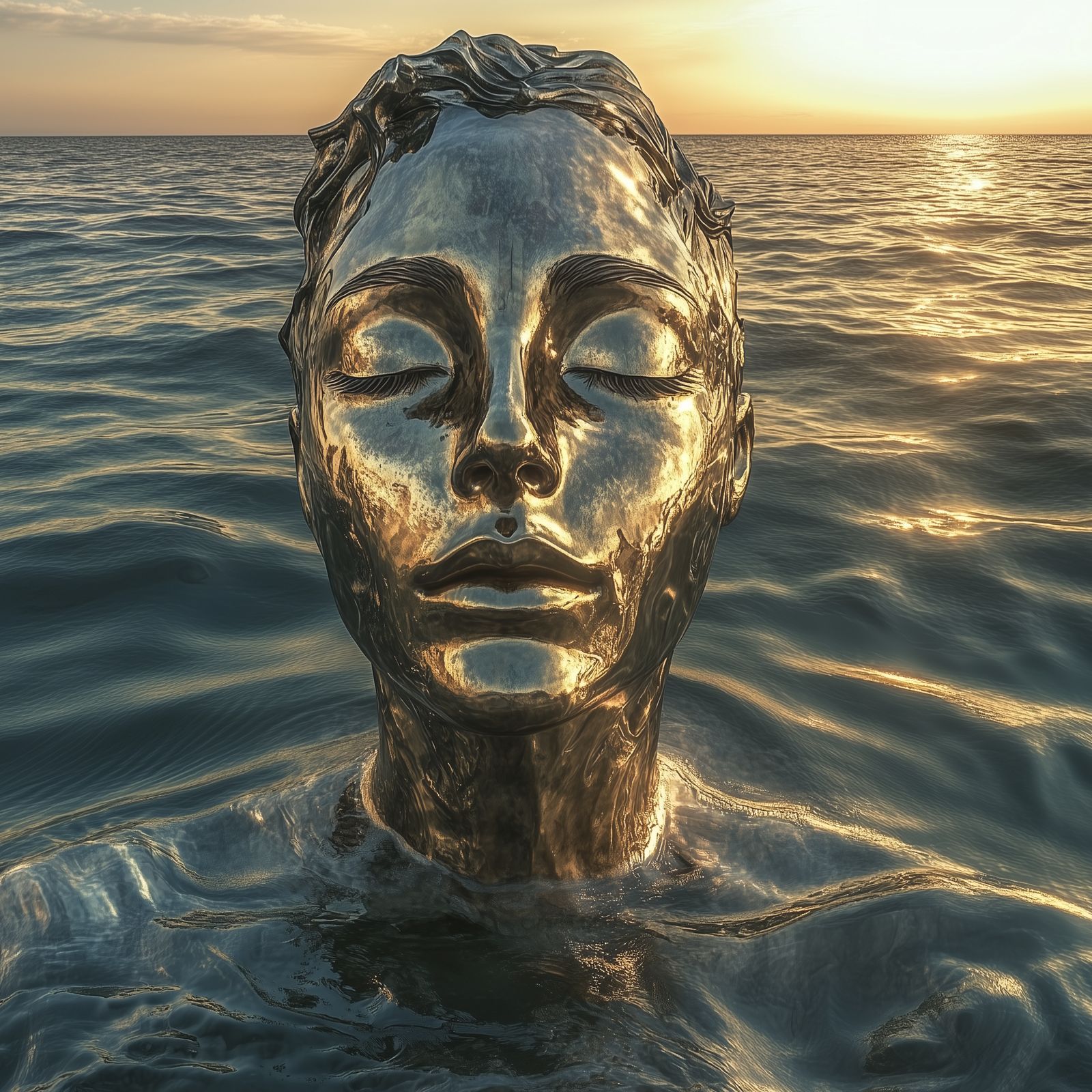 Golden Hour Swimmer