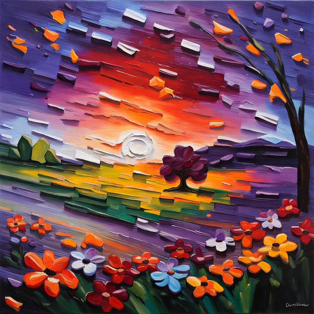 Paisaje al viento.