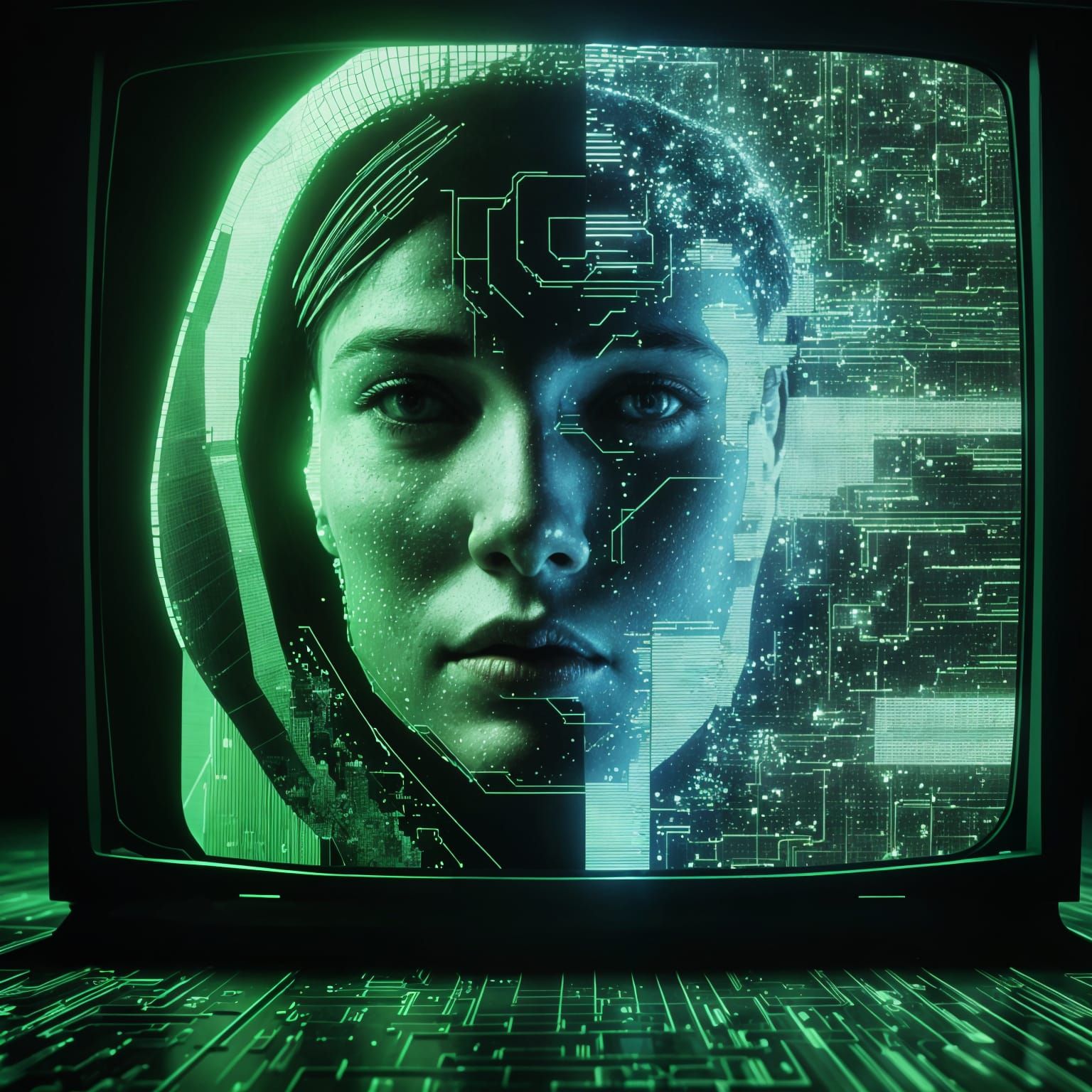 Retro gaming portrait