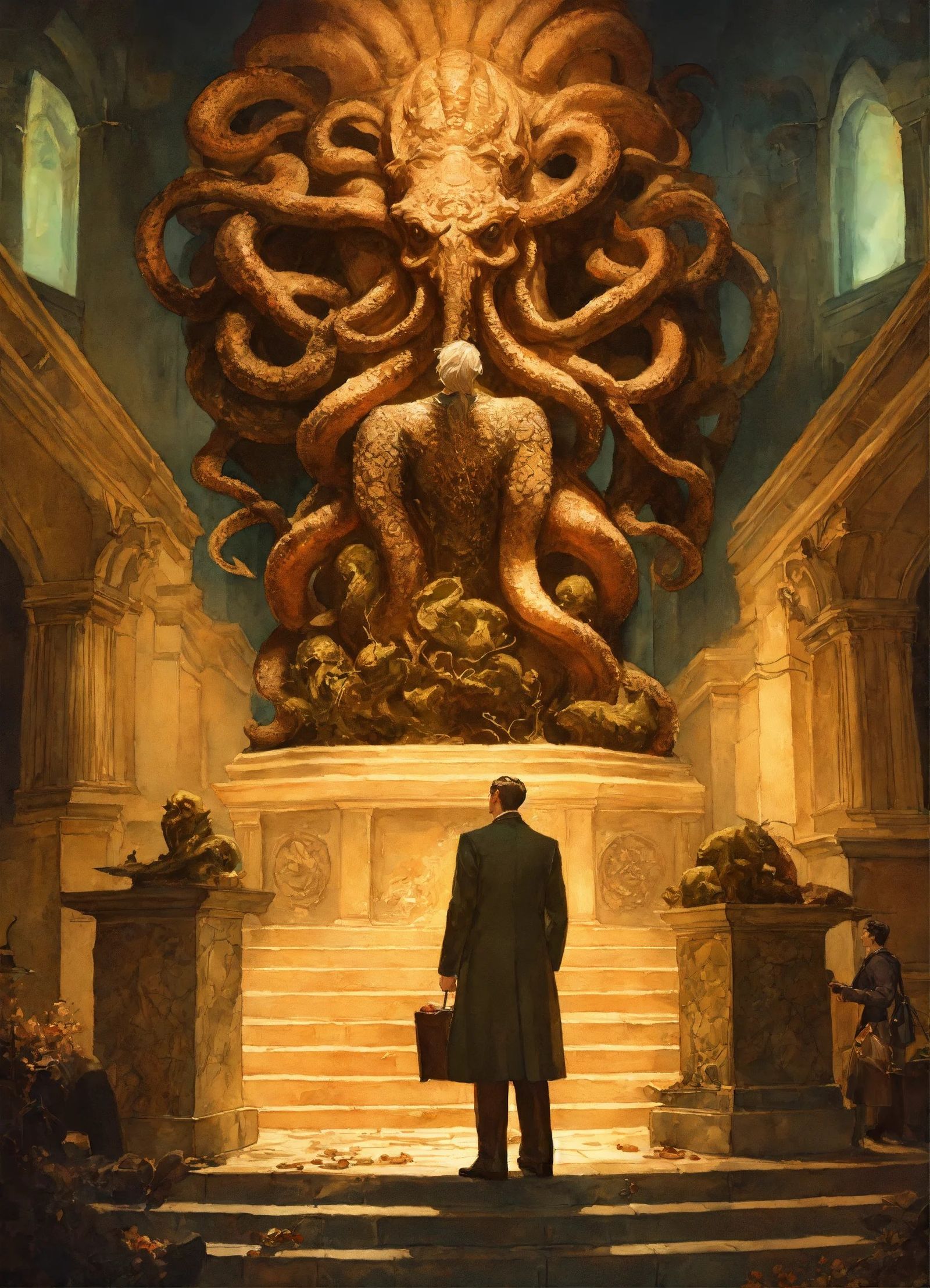 At Cthulhu's temple