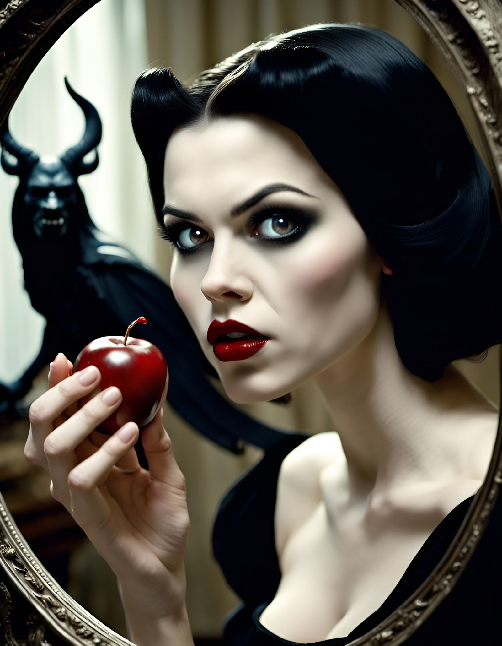 Magic Mirror on the wall, what's behind me? AI Generated Artwork