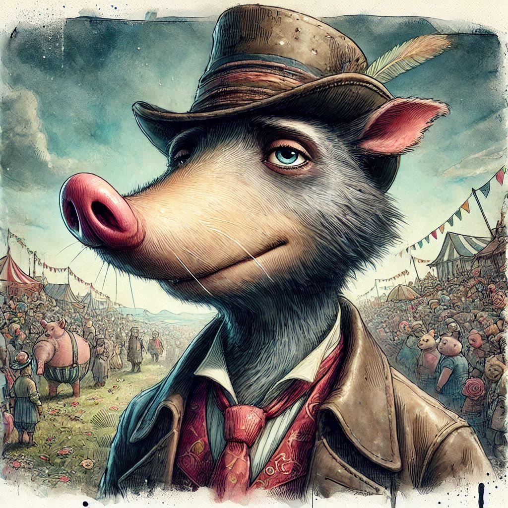 adorable fairy-tale fantasy creature portrait..