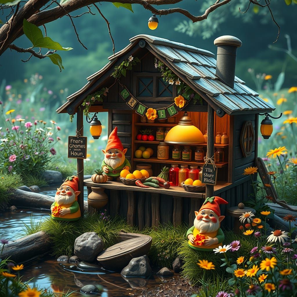 Gnome Farmstand  by @Hyperion