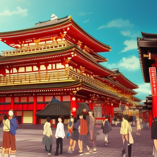 Sensoji Temple - Asakusa, Tokyo, Japan