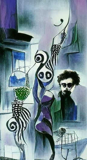 Artwork by Tim Burton