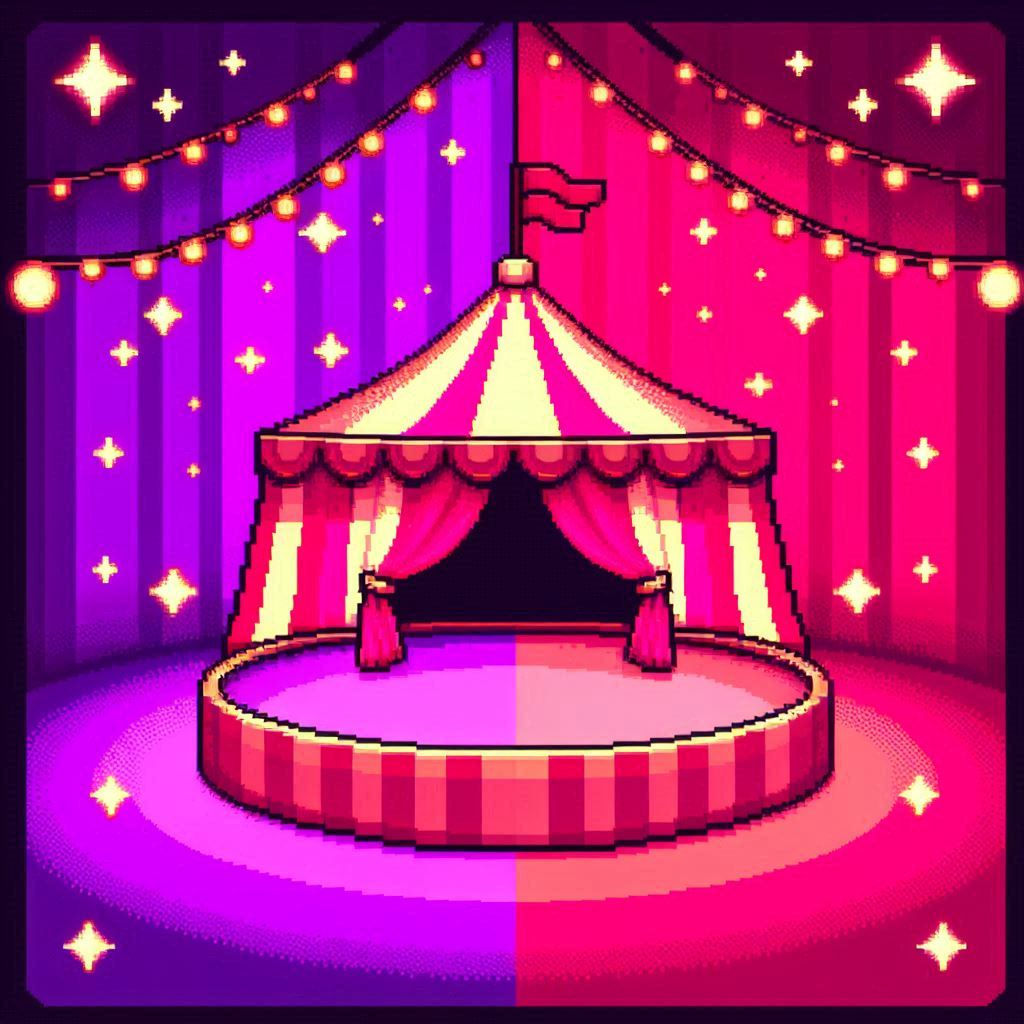 Neon Circus Tent