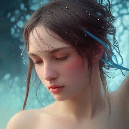 Water Nymph - Ai Generated Artwork - Nightcafe Creator