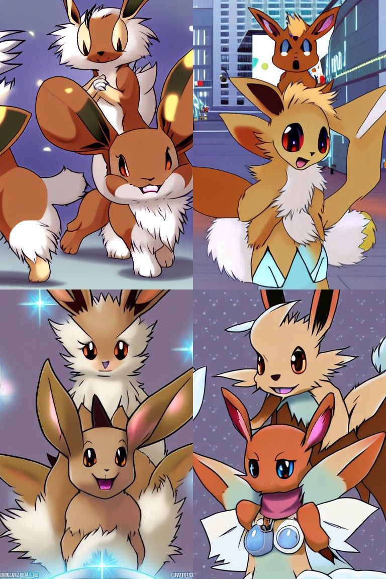 Eevee doing a thing