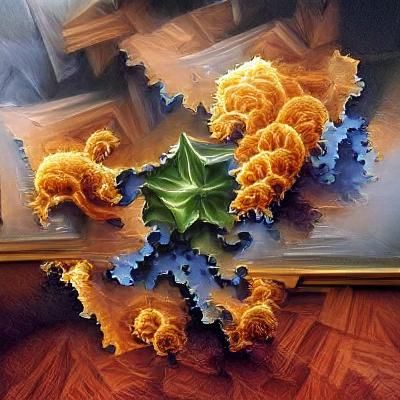 A beautiful painting of a fractal