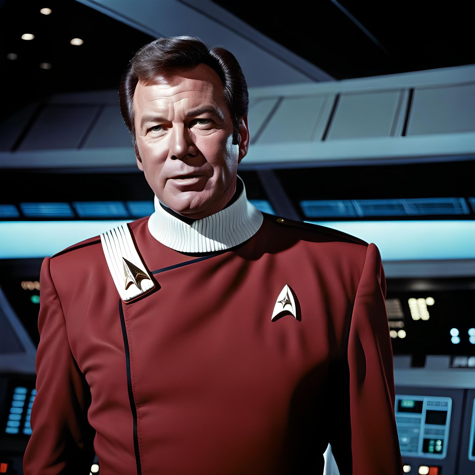 Admiral Kirk from Wrath of Khan - AI Generated Artwork - NightCafe Creator