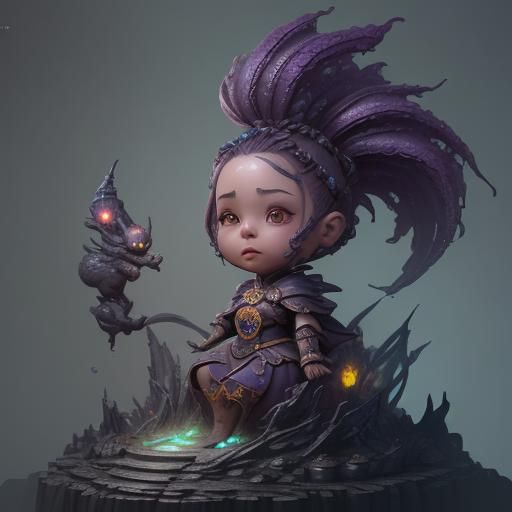 Bobblehead cute - AI Generated Artwork - NightCafe Creator