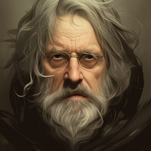 Wizard's wisdom  by @Nightdraw