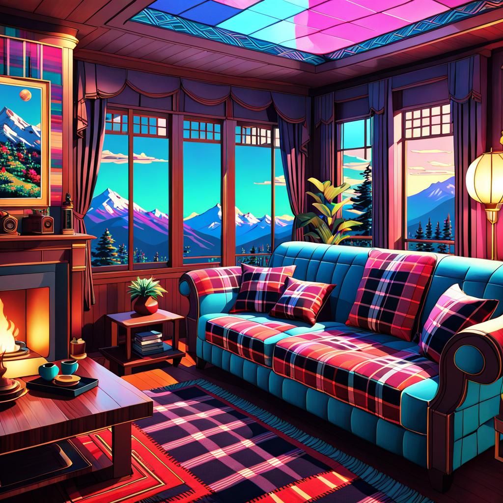 Cozy Plaid Retreat