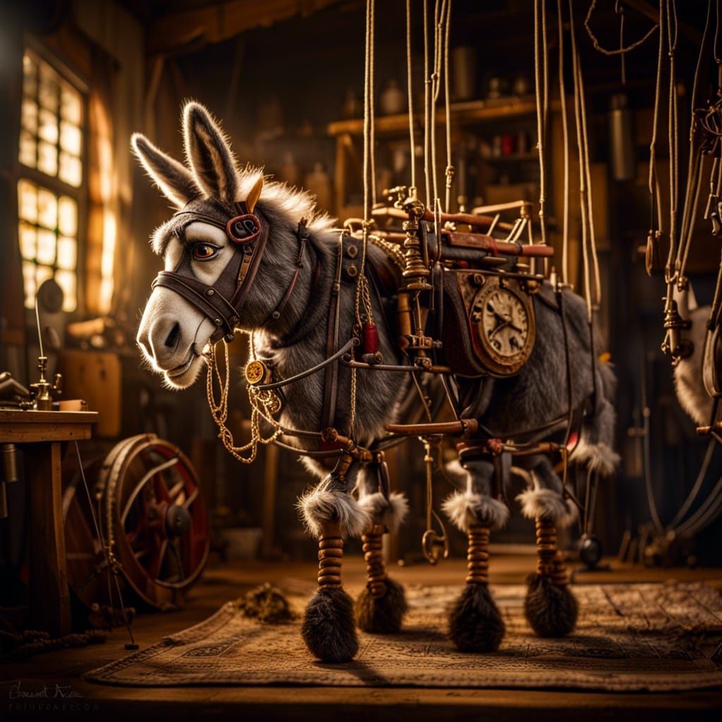 Errol, the friendly donkey