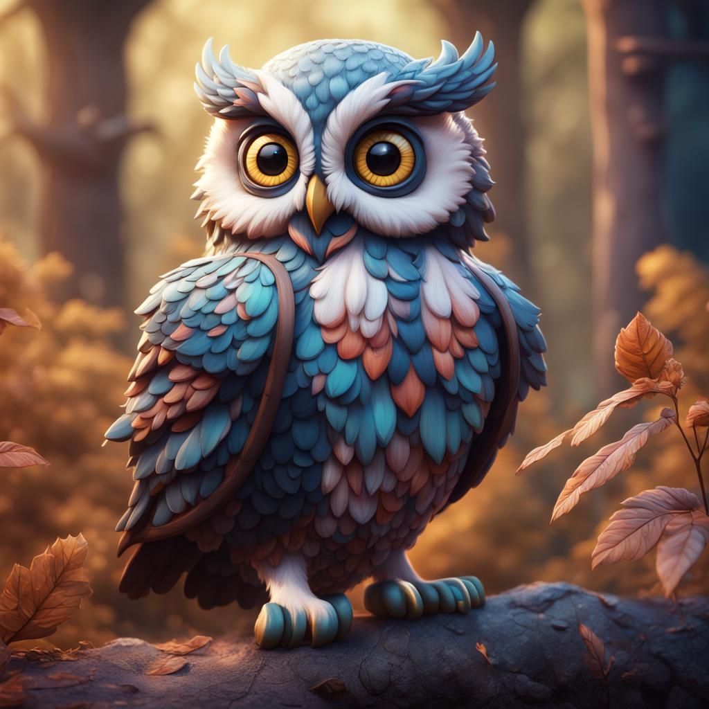 Owl - AI Generated Artwork - NightCafe Creator