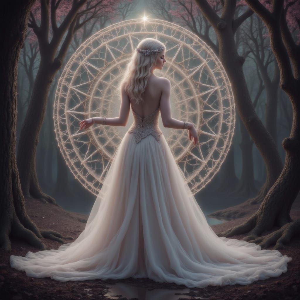 Interwoven stories that never end
In the glow of silver gears, they spin
From the maze of circuits, the dance begin
Gaia's tune in digitals...