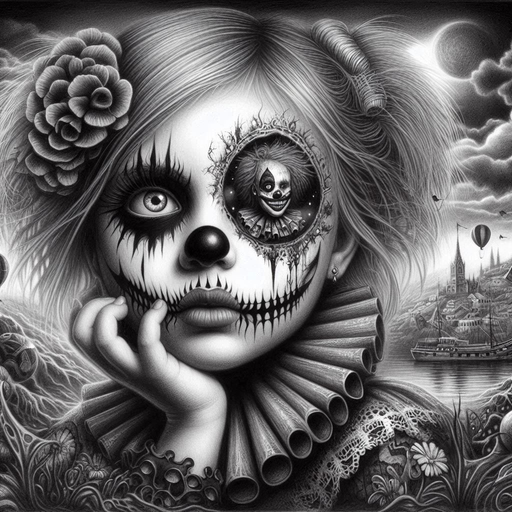 Gothic Clown Child