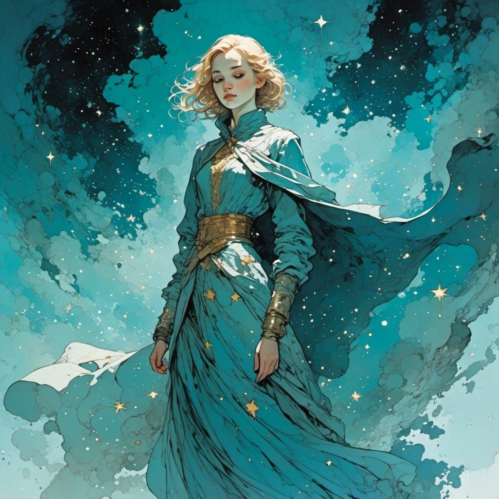  <lora:Liminal Lacquer:1.0> And the stars looked down in silence