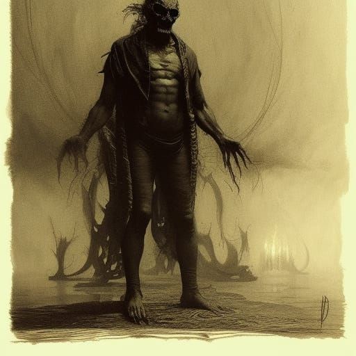 Demon of Misery - AI Generated Artwork - NightCafe Creator