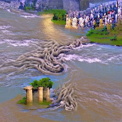 The river stole the gods