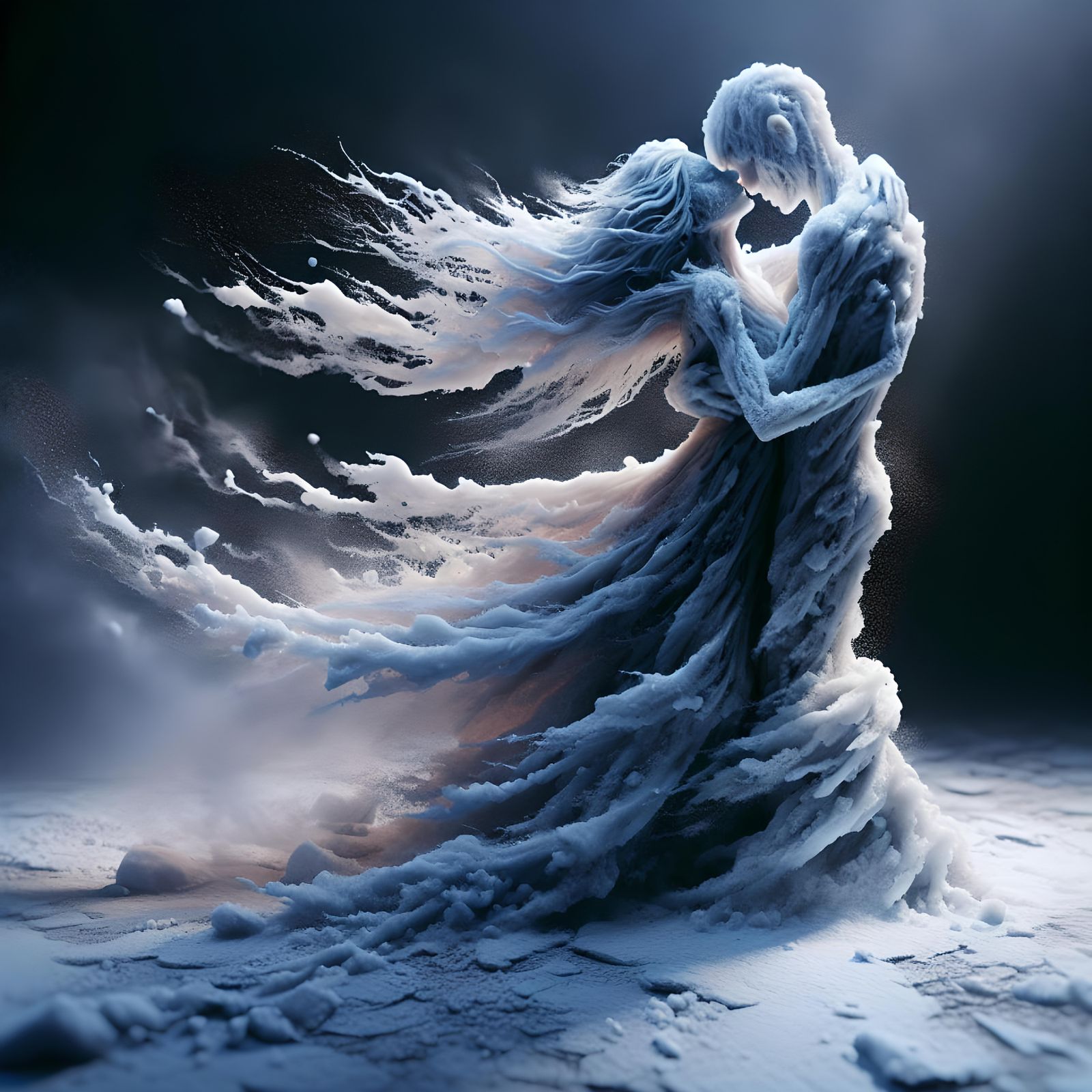 Frozen Embrace   by @Pagan_Nights