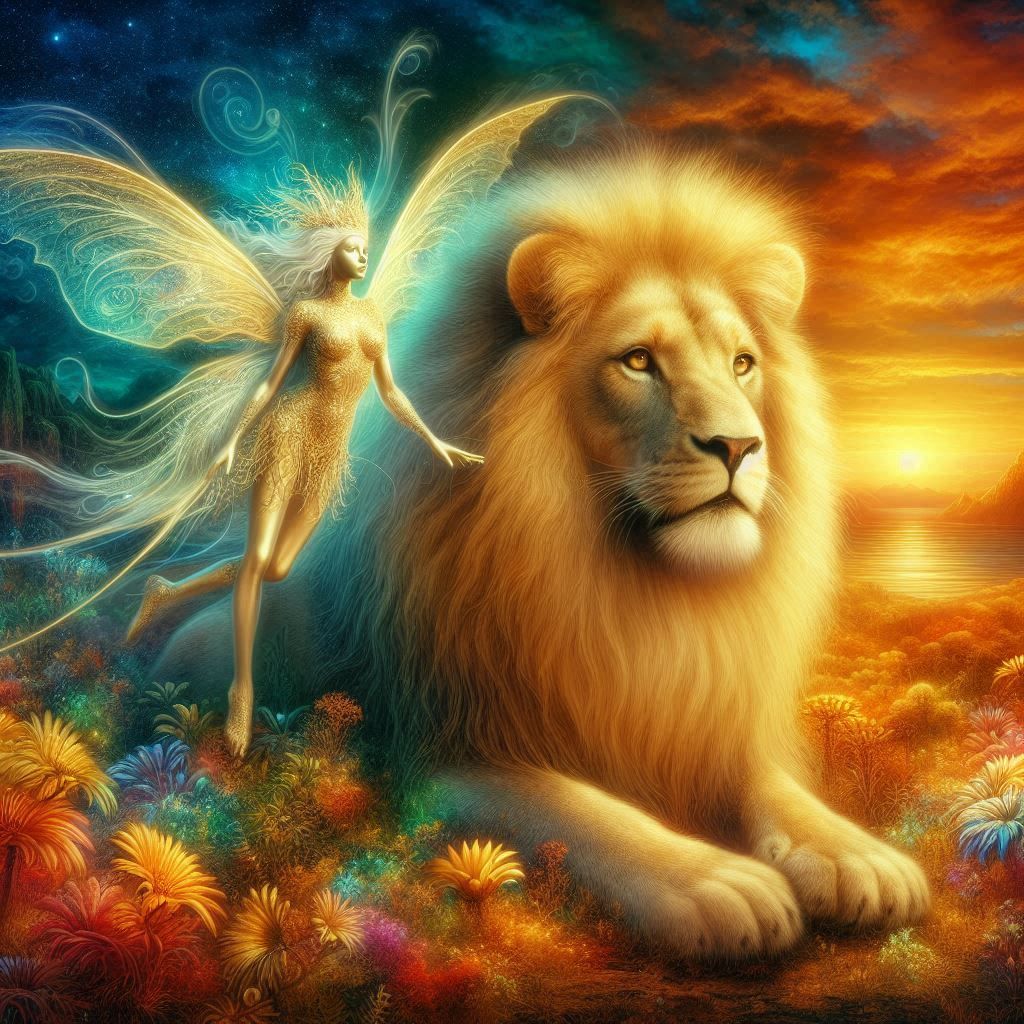 fairy and lion