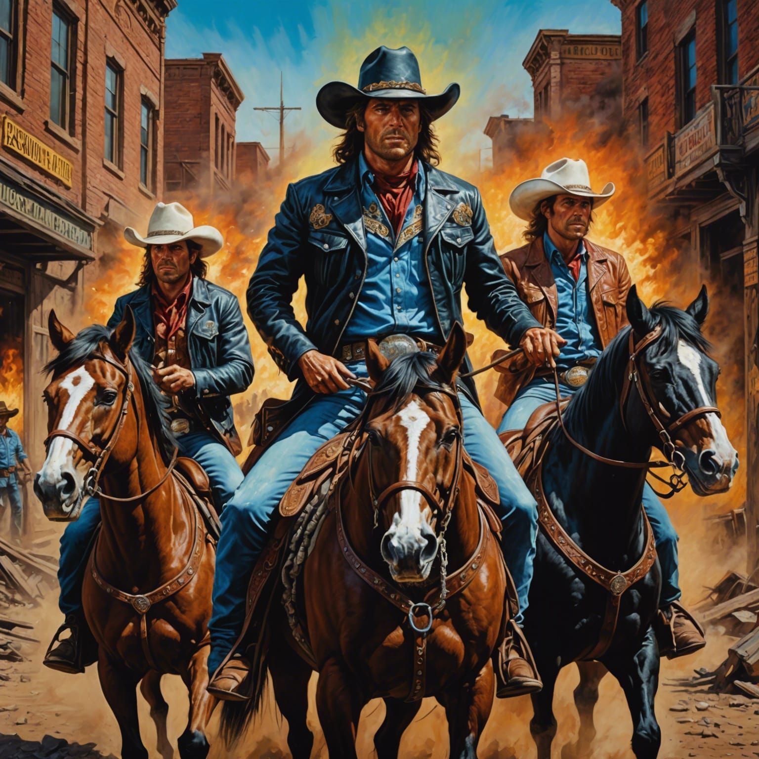 Four Horsemen of the Apocalypse: American 1980's Urban Cowbo...