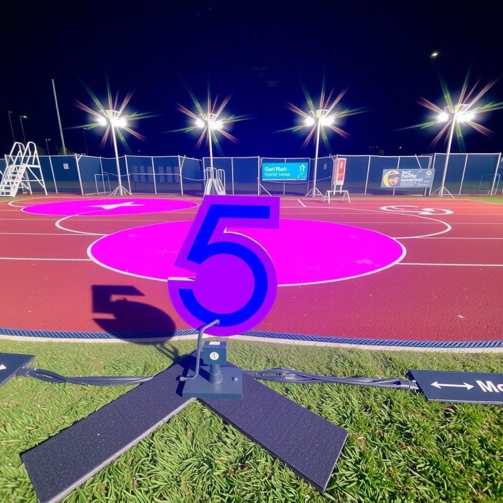 Neon Grid in a Futuristic Aesthetic