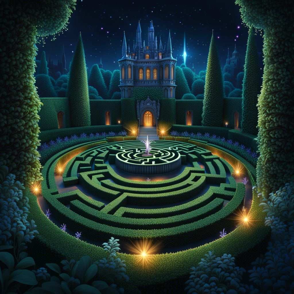 Hedge maze   by @GoldenGoose