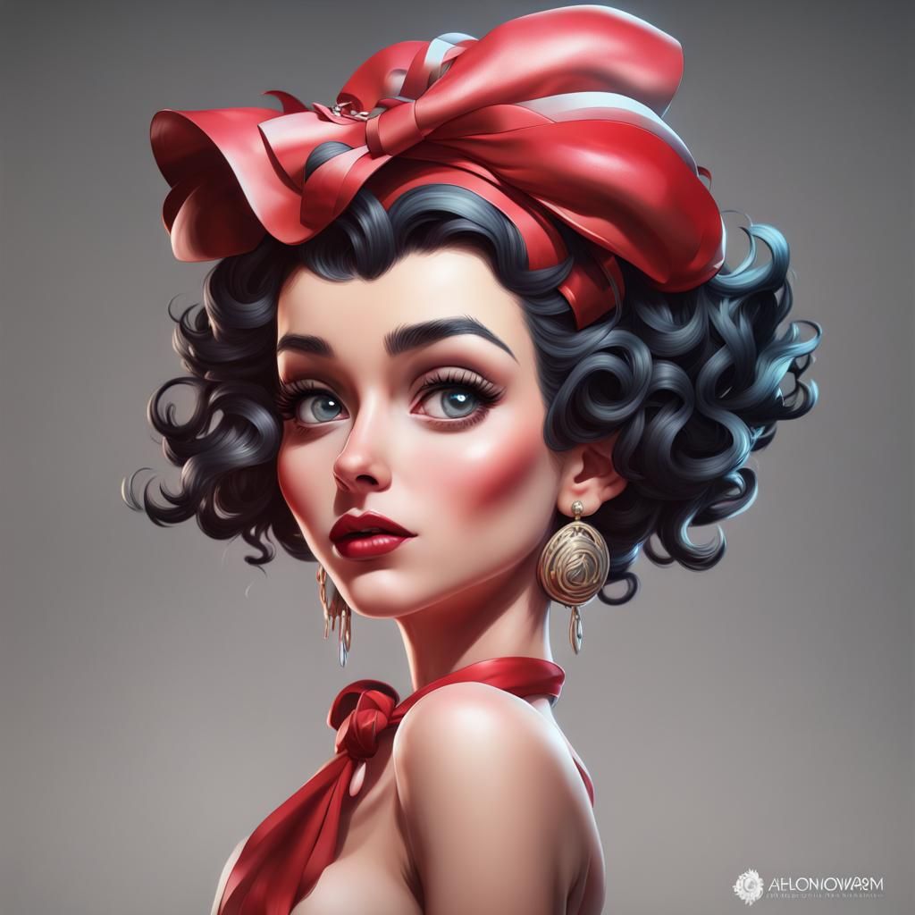 Betty Boop - AI Generated Artwork - NightCafe Creator