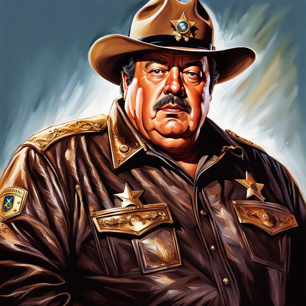 Jackie Gleason as Sheriff Buford T. Justice from Smokey and ...