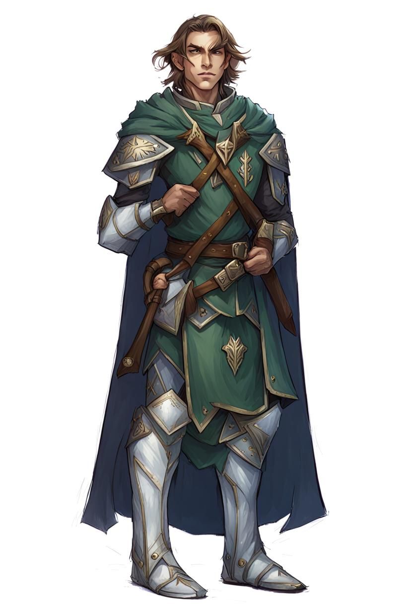 dnd male elf paladin of nature - AI Generated Artwork - NightCafe Creator