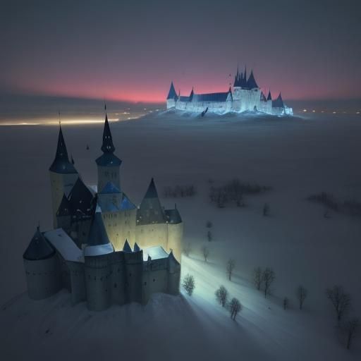 zorza polarna, lodowe Akropol – Ateny