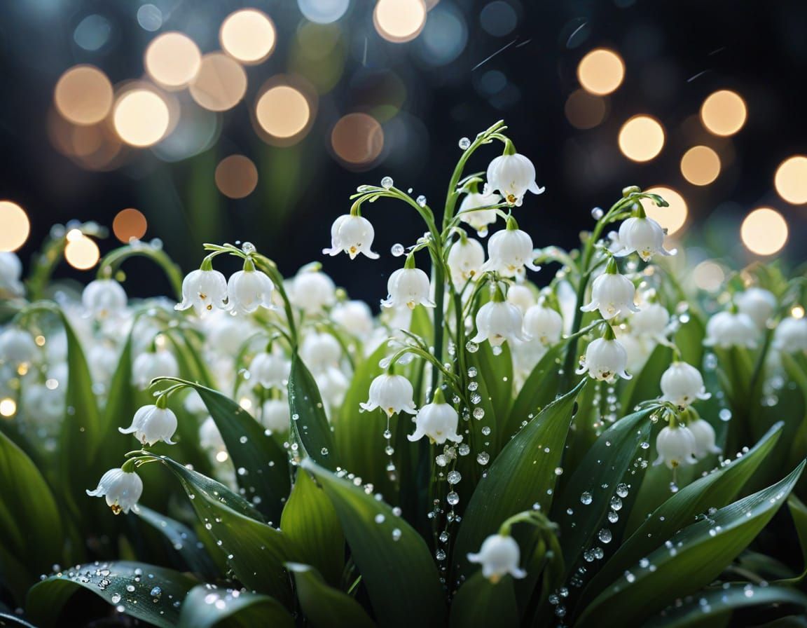 lilies of the valley  by @Eee17