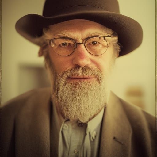 Dr faust with hat in the house AI Generated Artwork NightCafe Creator