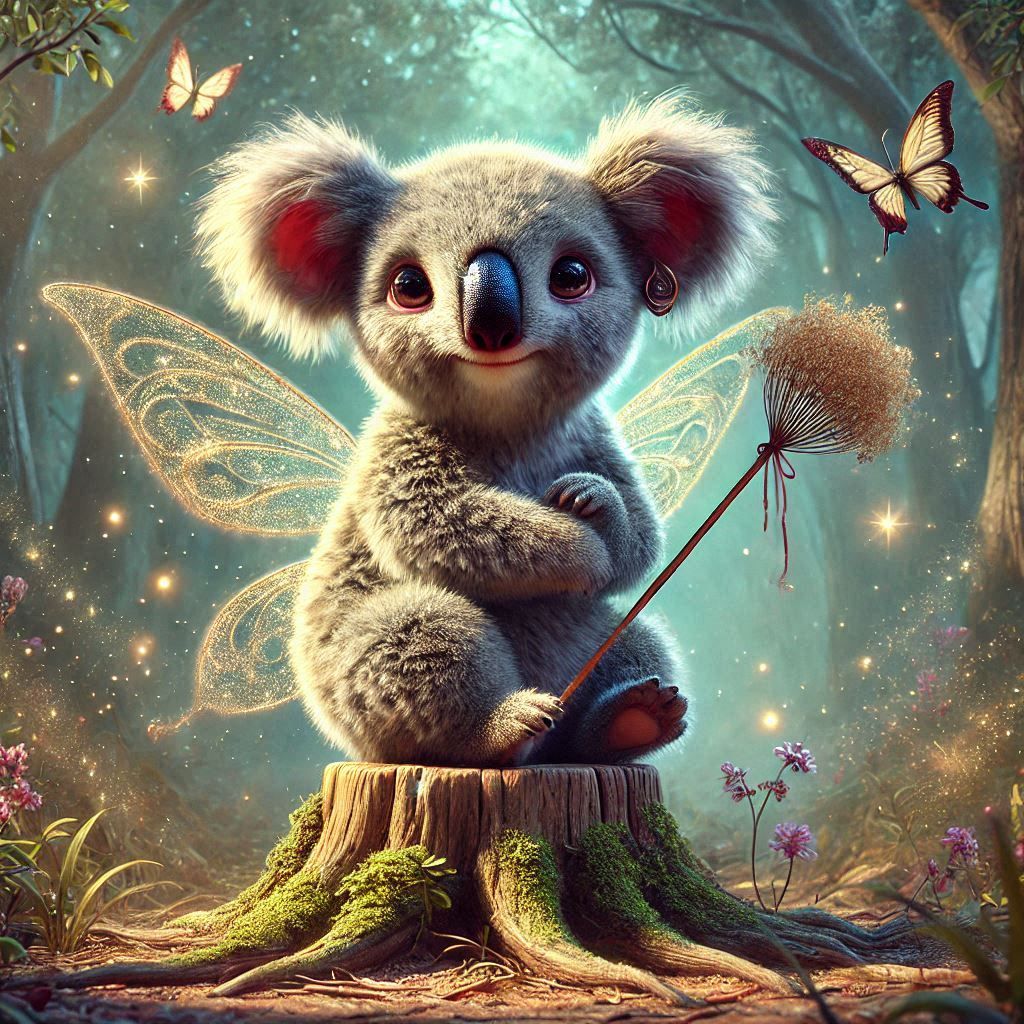adorable fairy-tale fantasy creature portrait..