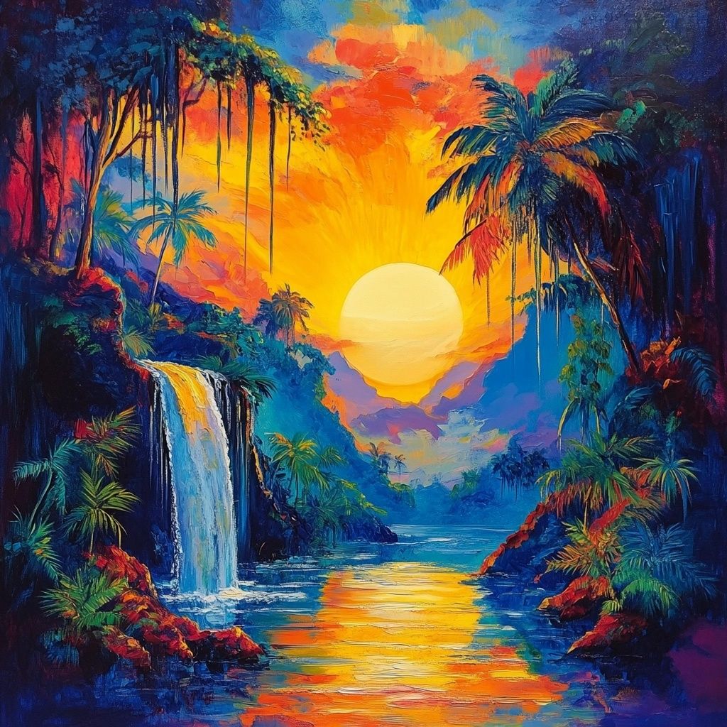 Rainforest Waterfall