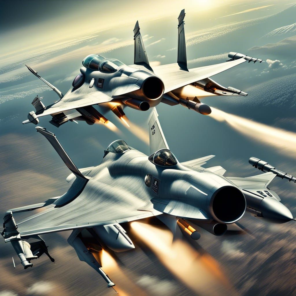 Jet fighters - AI Generated Artwork - NightCafe Creator