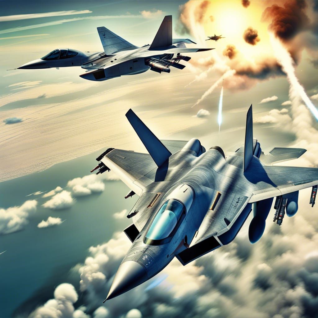 Jet Fighters - Ai Generated Artwork - Nightcafe Creator