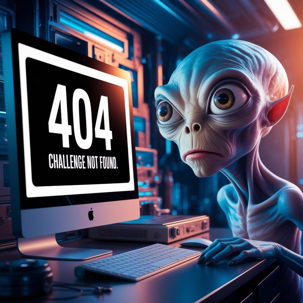 404 Challenge not found  by @AlfredStephen