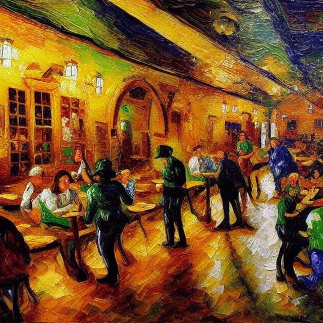 bustling Luigi tavern