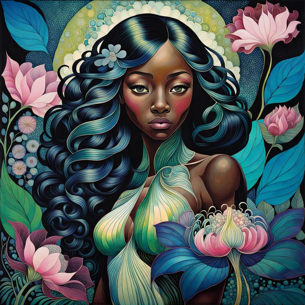 A beautiful flower : art by Chris Ofili and Audrey Kawasaki ...