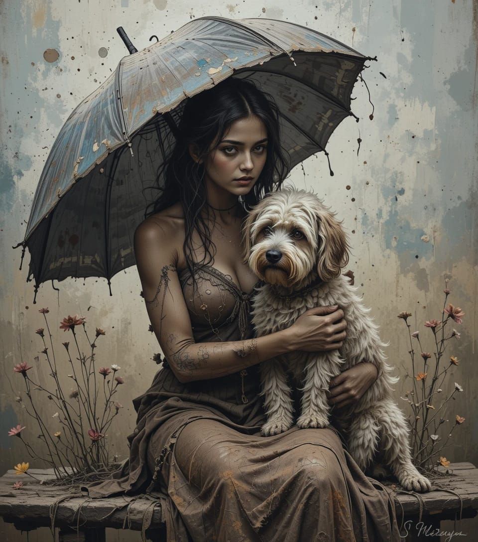 Under the Umbrella 😁🐶