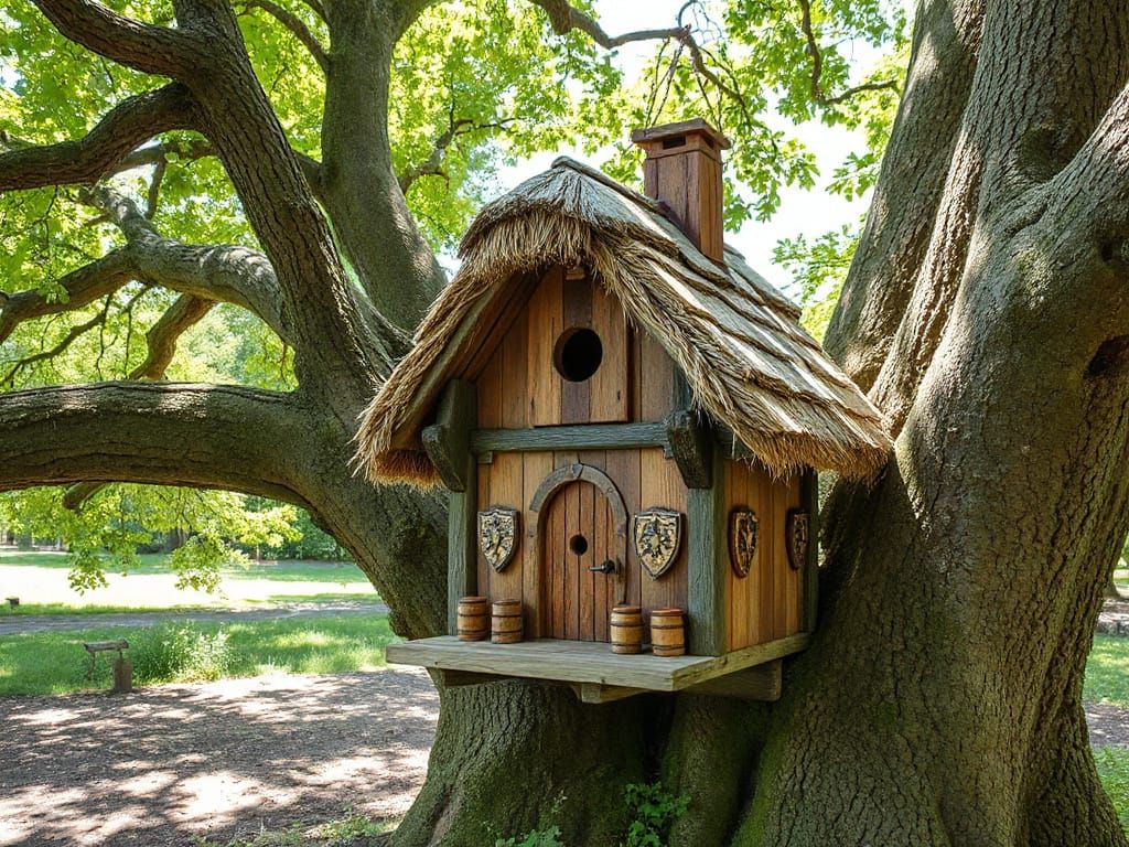 Olde Norse Birdhouse  by @JSCA
