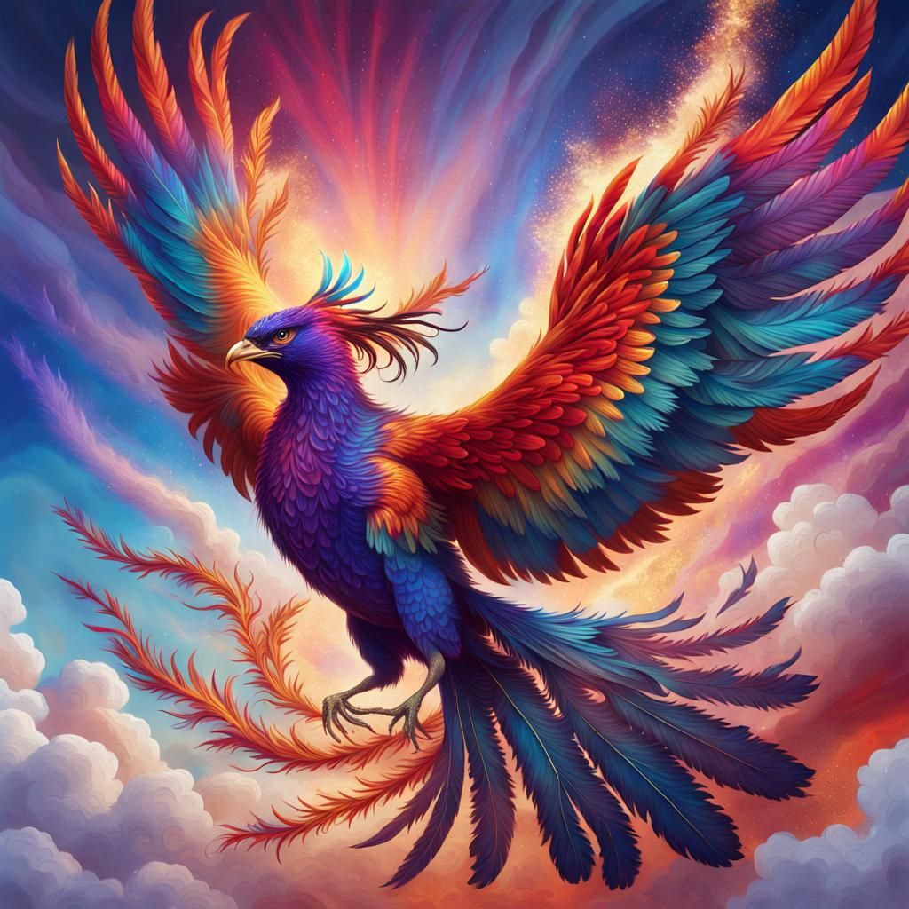 Majestic Phoenix  by @Thomas