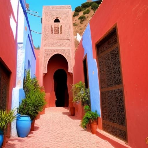 paint morocco coast
