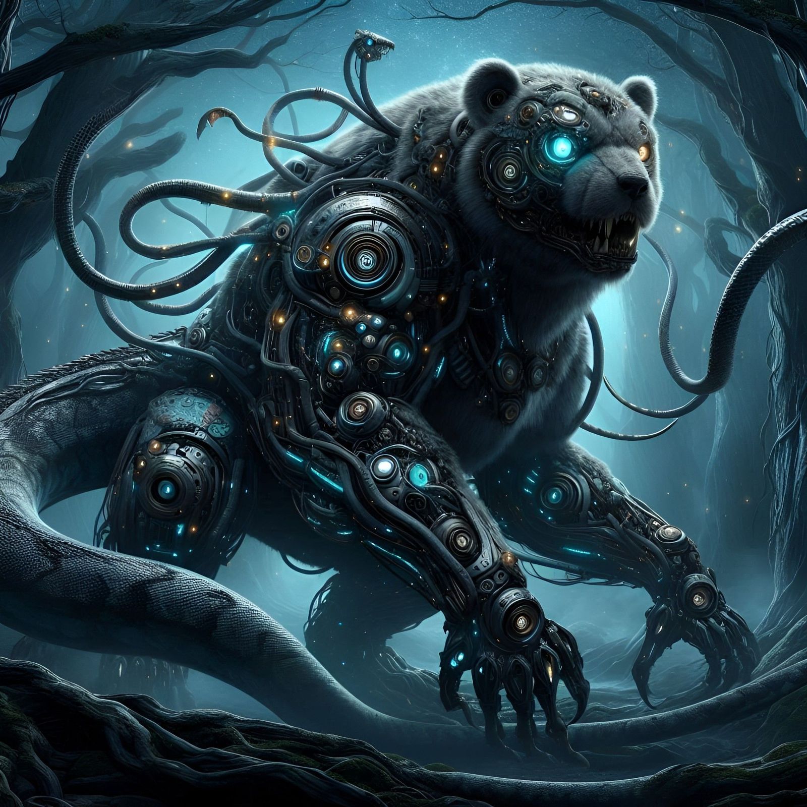 MANACONDA THE SKIN CHANGER (Eerie Cuteness to Gargantuan Beast)